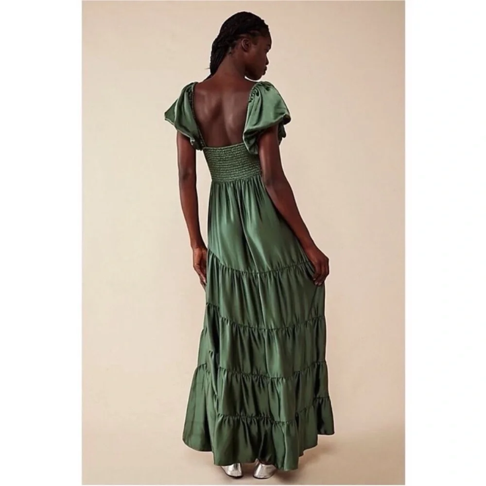 Free People Sundrenched Silky Maxi Dress - Picture 7 of 12